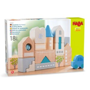 Bad Rodach 18 Piece Wooden Building Blocks - HABA USA