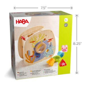 Underwater World Wooden Shape Sorter package